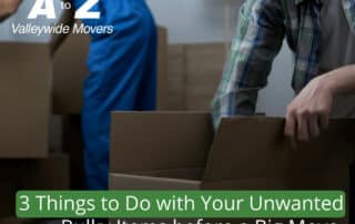 what to do with your unwanted bulky Items before a big move in Arizona