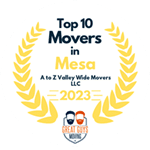 Top 10 Movers In Mesa 2023